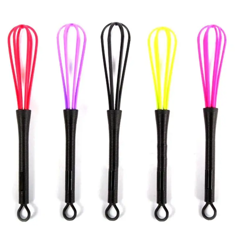 

1PC Kitchen Egg Mixer Mini Agitator Plastic Whisk Egg Beater Stirrer Salon Dye Garde Mixer Barber Hair Care Styling Tools