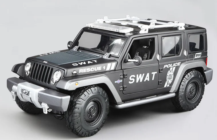 Maisto 1/18 Jeep Horse Wrangler Swat модель автомобиля