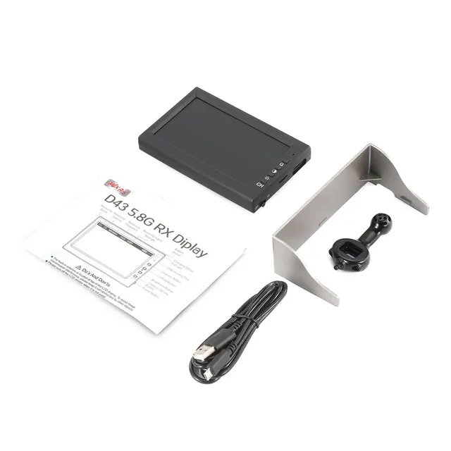 $29.34  MJX D43 5.8G 4.3in 32CH FPV Receiver Monitor Display Screen for X220 QAV250 C5830 5.8G FPV Drone Qu