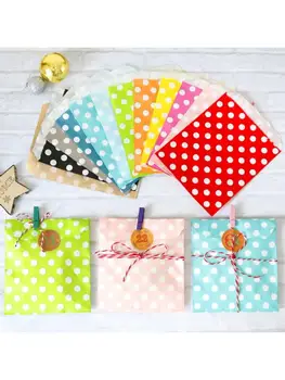 

24 Sets Christmas 1-24 Advent Calendar Candy Paper Bag Box with Clips Sticker 57BE