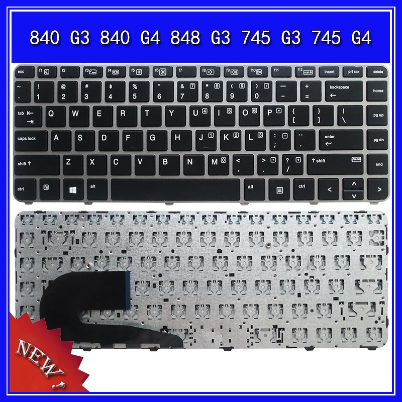 Tastiera Del Computer Portatile Per Hp Elitebook 840 G3 840 G4 848 G3 745 G3 745 G4 Notebook Sostituisci Tastiera