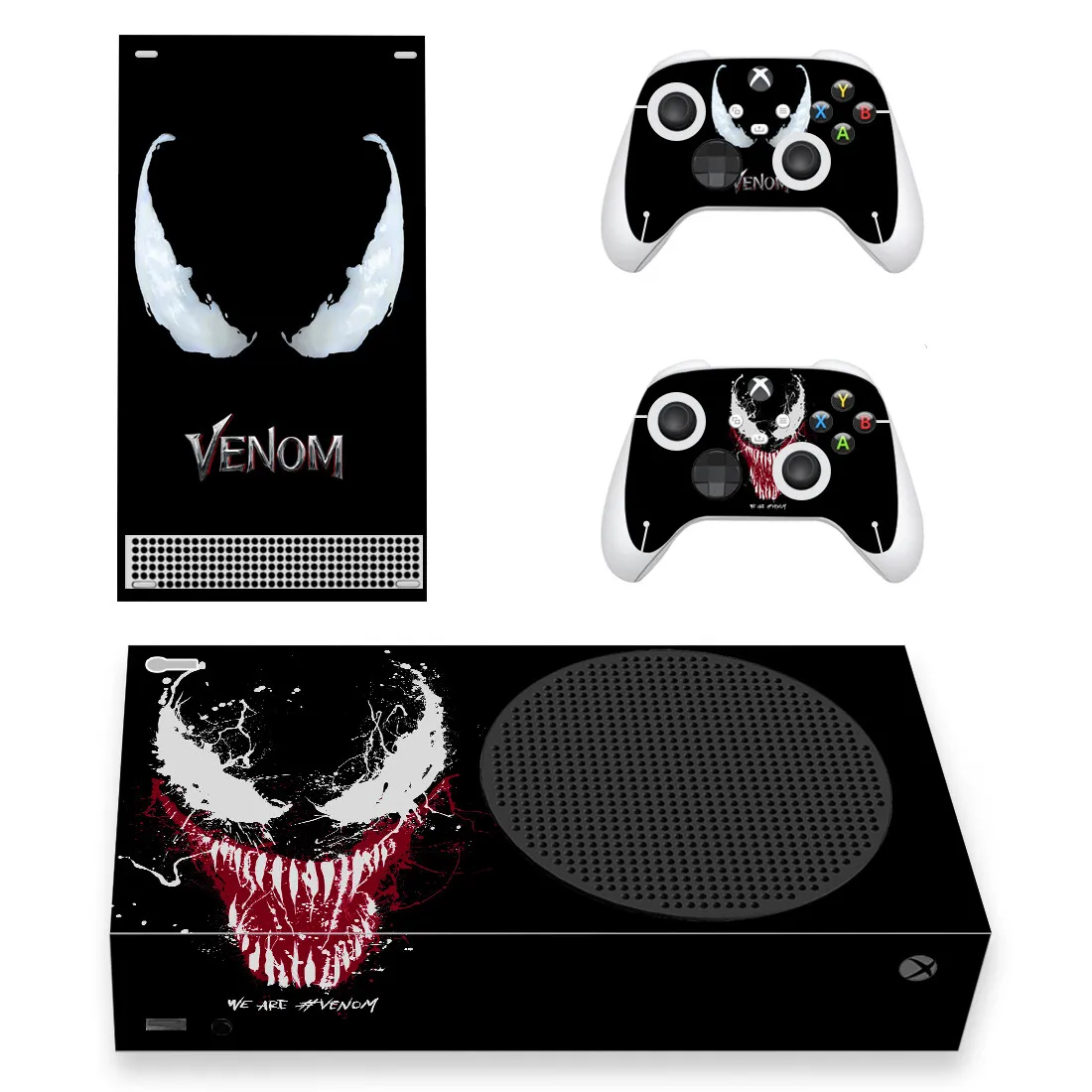 PROD 1005002388364737 Venom Skin Sticker Decal Cover for Xbox Series S
Console and 2 Controllers Xbox Series Slim Skin Sticker Vinyl