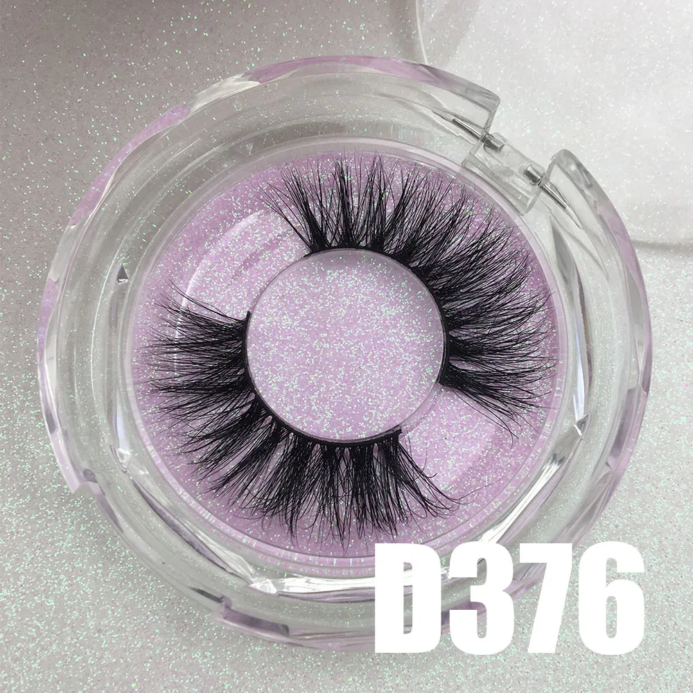 

BossGirl Lashes Natural Lashes 20mm 5D Mink Lashes Little Dramatic Cruelty Free Light Weight Comfatable D376