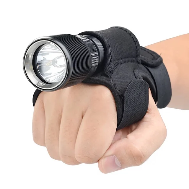 Nylon Scuba Diving Flashlight Gloves 2