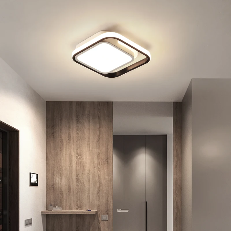 Коридорная лампа для коридора, лаконичный современный скандинавский светодиодный потолочный светильник, встраиваемая ламповая лампа Коридорная лампа для прихожей