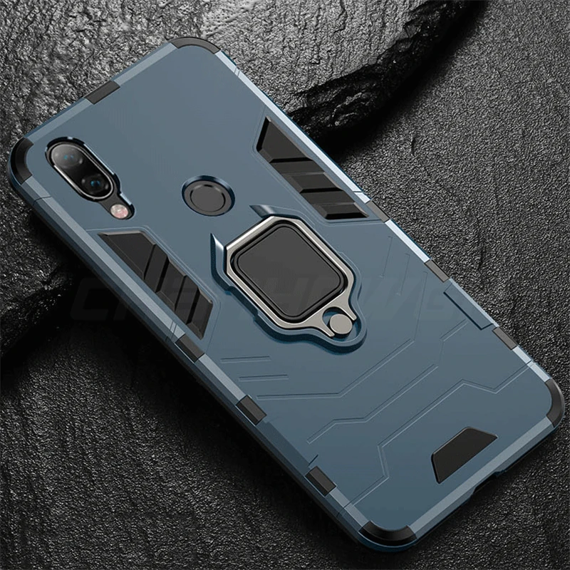 Противоударный чехол с защитой от падения для Redmi Note 4X 5 6 7 7A K20 Pro кольцом