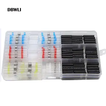 

250Pcs Solder Seal Wire Connectors Kit, Heat Shrink Butt Connectors Waterproof and Insulated Electrical Wire Terminals