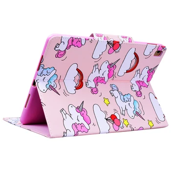 

Luxury Flip Case For IpadPro 9.7 2016 Cover Leather Cute Unicorn Flamingo Marble Bling Rainbow Cover For Ipad 7 2016 Case Funda
