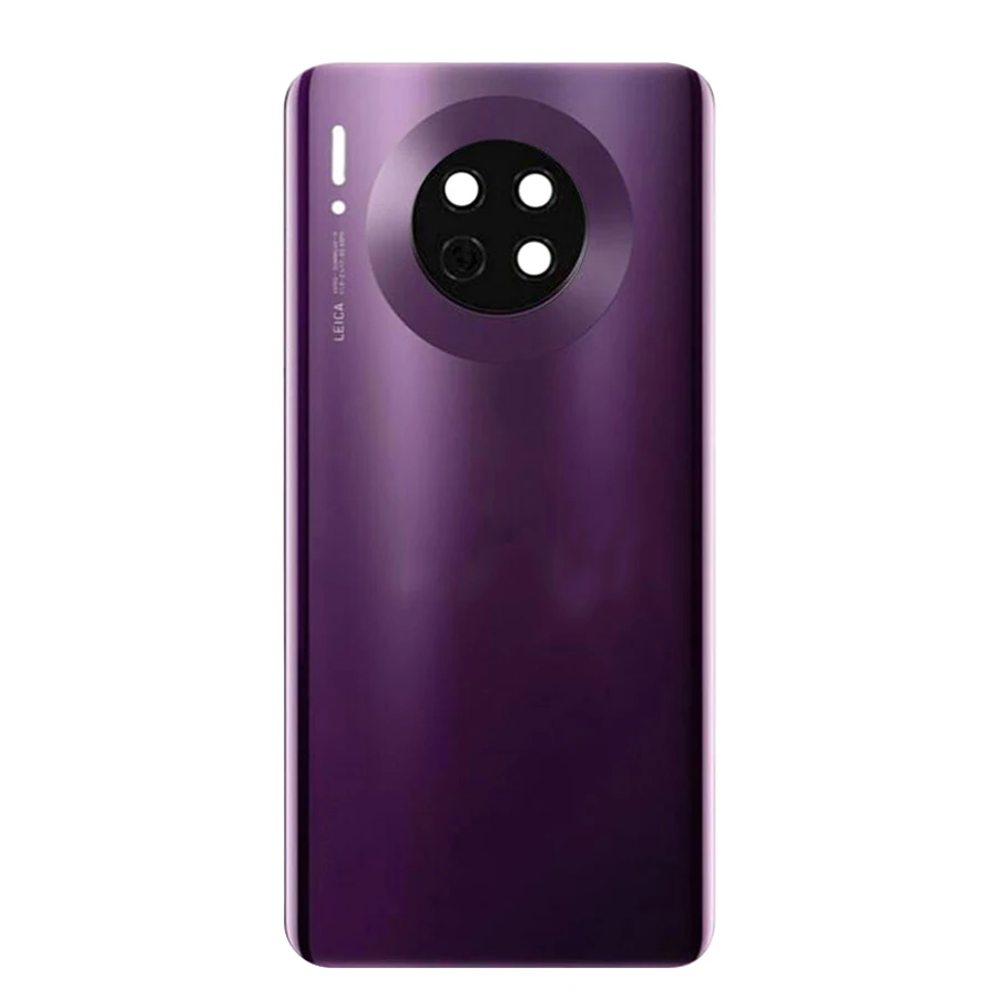 Lens Frame Purple Чехол для задней крышки mate 30 Pro для huawei mate 30 Pro mate 30 pro, чехол для задней стеклянной двери с линзой - Цвет: Lens Frame Purple