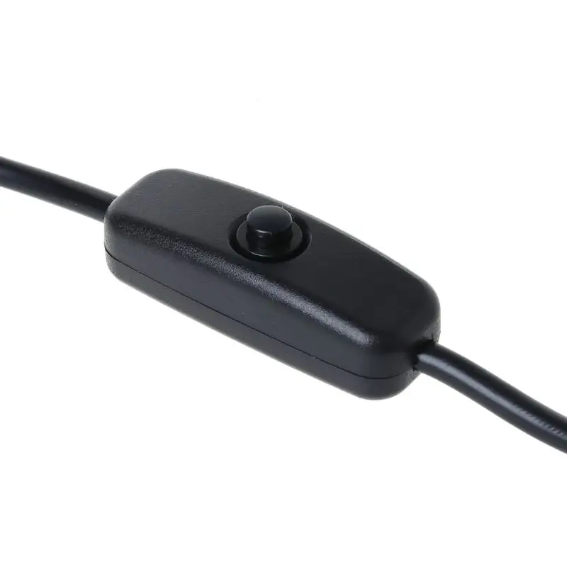 유형 C 전원 공급 장치 USB-C 남성-여성 확장 케이블 On Off 스위치 라스베리 파이 4 An-droid 휴대 전화 27cm