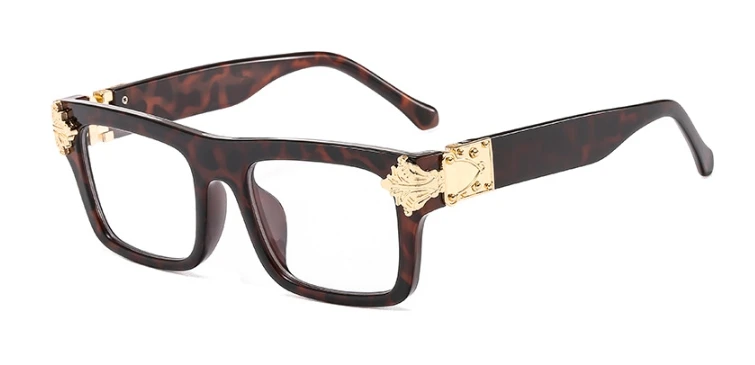 46280 роскошные квадратные солнцезащитные очки для мужчин и женщин Модные Оттенки UV400 Винтажные Очки