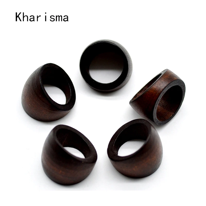 Мужские и женские большие кольца KHARISMA Pop этнические Свадебные Кольца из