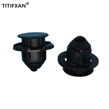 

10PCS Car body underside skirt anti-scratch board guard expansion snap plastic fasteners clips for Nissan 10-18 year Sunny rivet