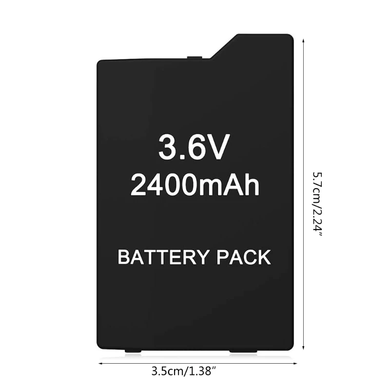 24BB 2400mAh 3 6 V литий-ионный перезаряжаемый аккумулятор замена совместимая с PSP 2000 3000