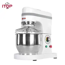 ITOP коммерческий Электрический 5л Миксер для еды 10 бесступенчатых скоростей миксер для теста блендер кнопка для крема миксер Кухонные комбайны