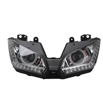 

Motorcycle head light lamp Assembly Angel Eye for Kawasaki NINJA 250 300 ZX6R ZX 6R NINJA250 NINJA300 HID Projector Headlight As
