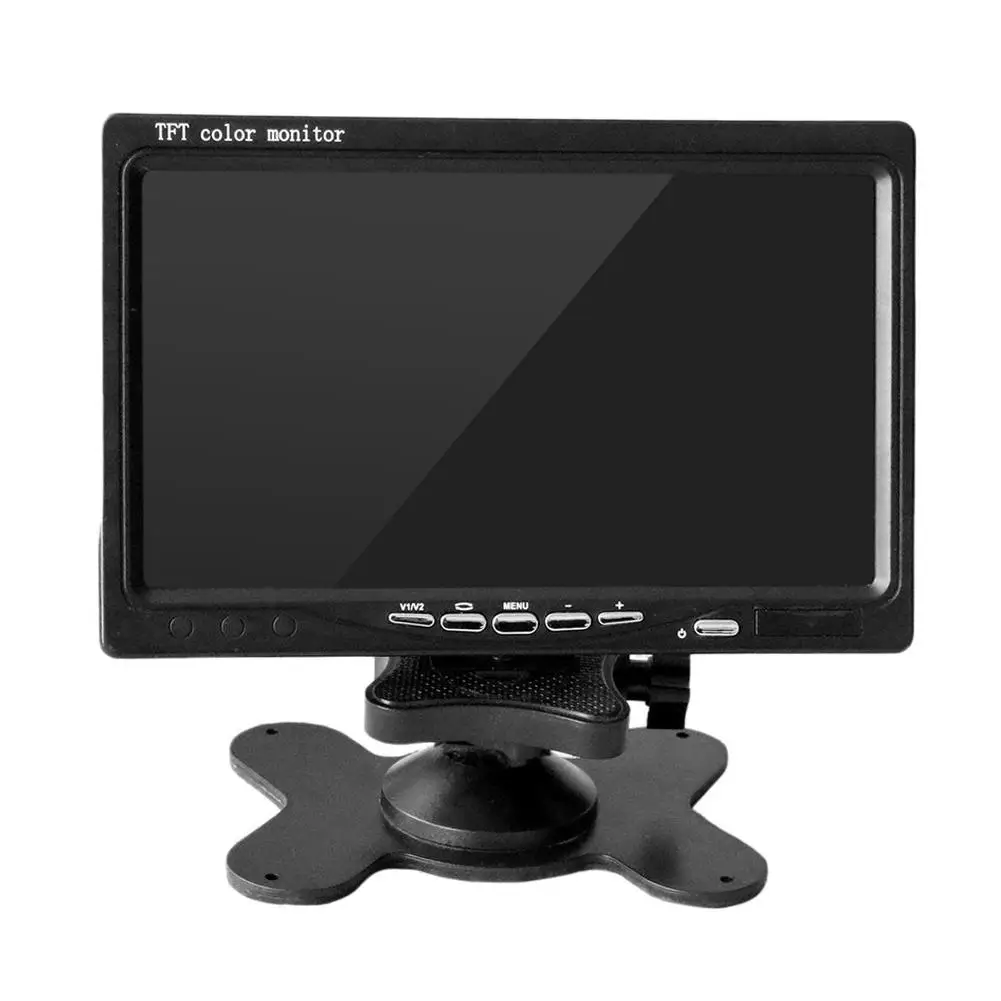 7 дюймовый HD светодиодный сенсорный экран AV/VGA/HDMI монитор безопасности вилка США
