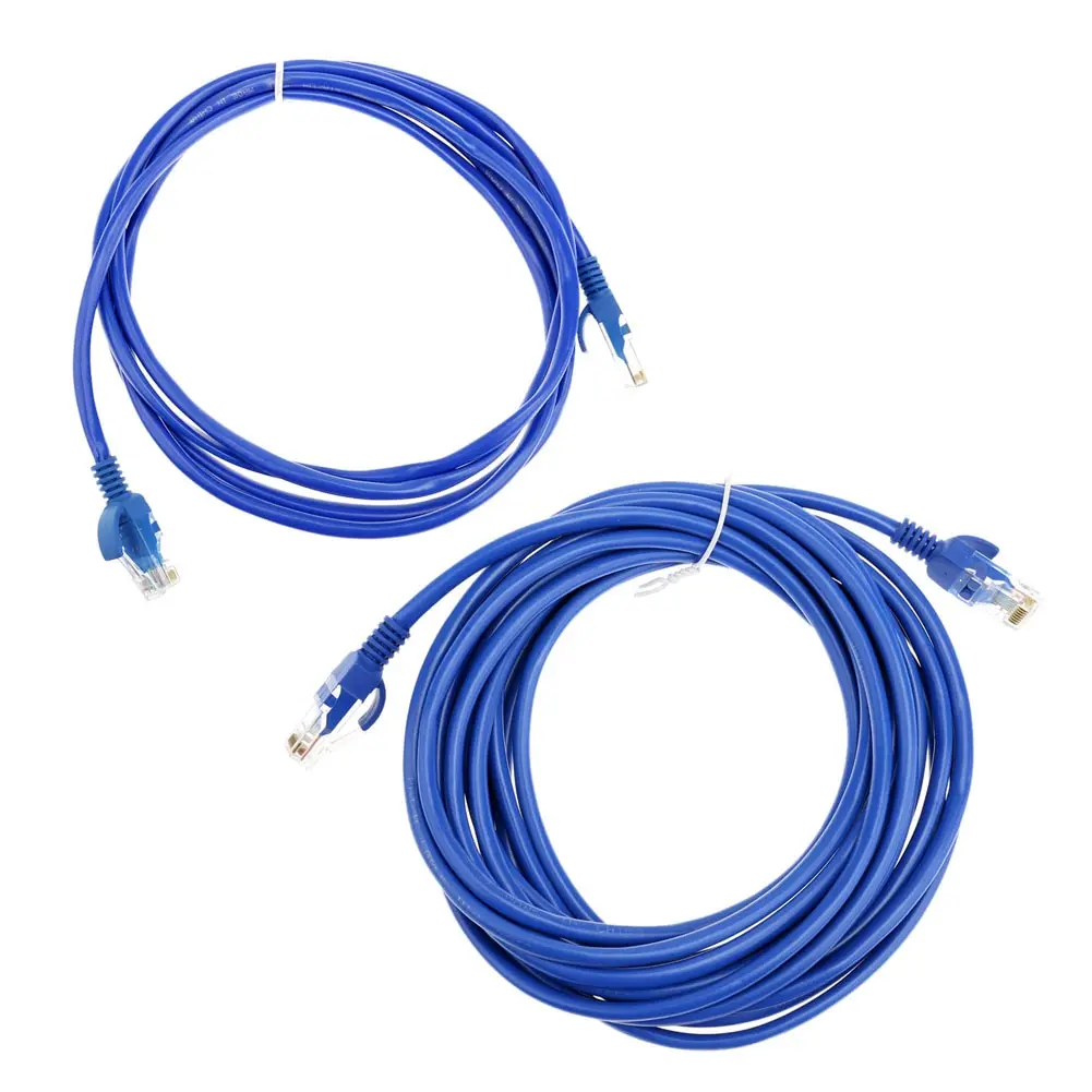 DL20-24 Ethernet Network Cat.5 Cable RJ45 Patch LAN Cord Wire Computer Connectors Blue Color |