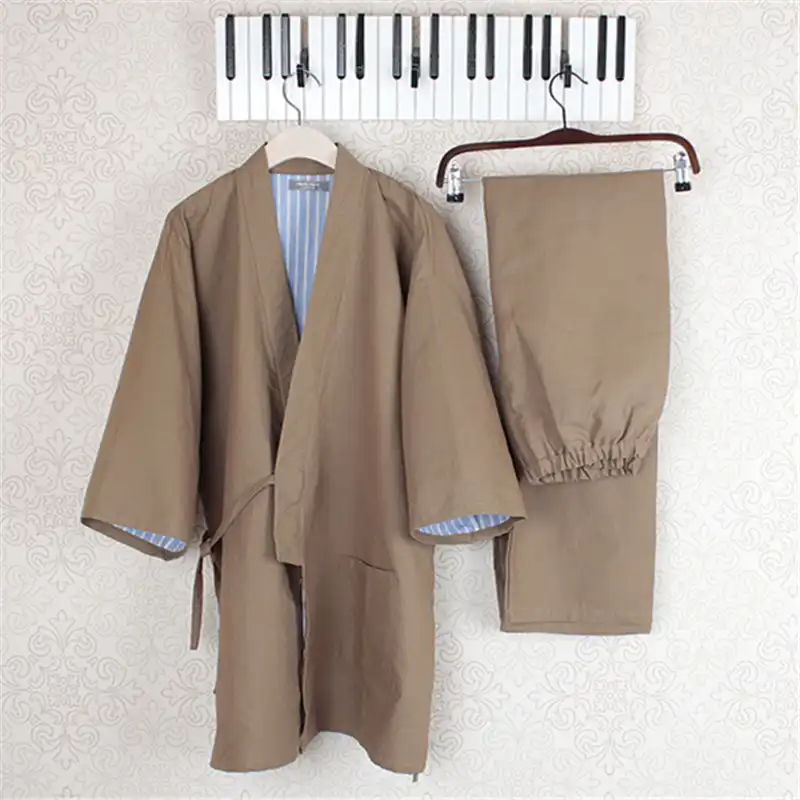 伝統的な日本の着物浴衣男性韓服男性のパジャマセット部屋着春 秋 冬 Asia Pacific Islands Clothing Aliexpress