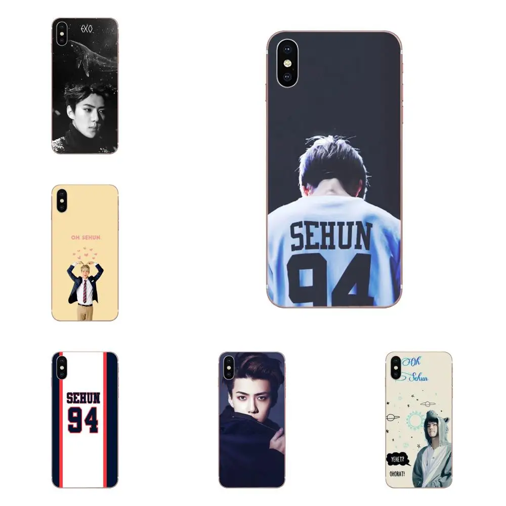 

For Xiaomi Redmi Mi 4 7A 9T K20 CC9 CC9e Note 7 9 Y3 SE Pro Prime Go Play TPU Cell Phone Case Cover Exo Kpop Oh Sehun