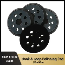 4 Packs 5 inch 8 Hole Replacement Sander Pads 5