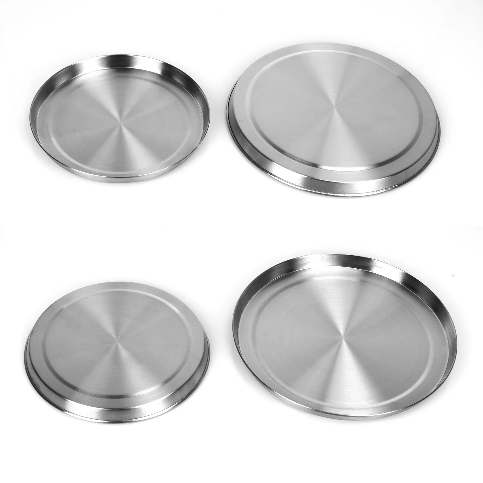 Home, Furniture & DIY 4 FOUR HOB COVERS METAL SILVER CHROME ELECTRIC