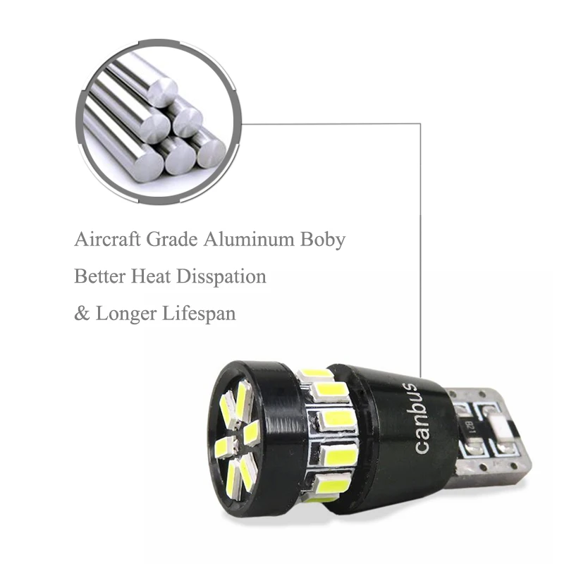 2x T10 3014 SMD 18 светодиодный W5W сигнализирующий фонарь просвет светильник для Land Rover v8