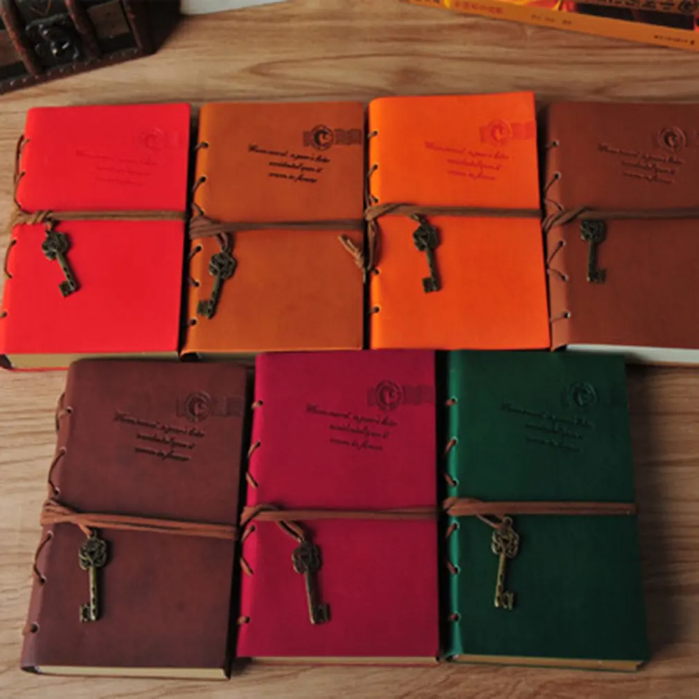 

Diary Notebook Kraft Paper Cover A5 Paper Vintage Notepad Book Unique Stationery Diary Book Student Supplies