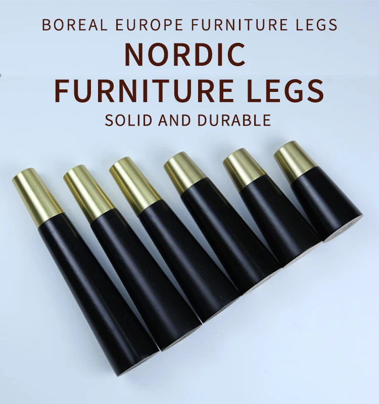 4Pcs Legs for Furniture Wooden Sofa Legs TV Ark  Cabine Coffee Table Legs Dressers Fittings Kitchen Cabinets Foot Accessories