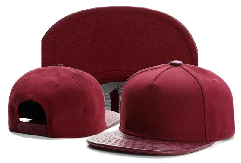 

red blank hats