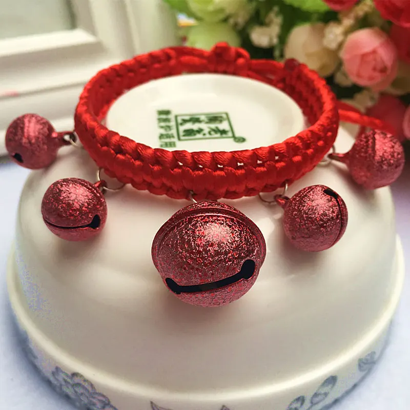 

Pet Bell Neck Ring Small Dogs Cat Neck Accessories Dull Polish Bell Small Jingle Bells Color Pet Hanging Ornament