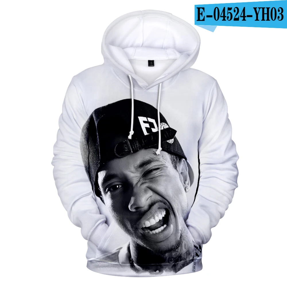 Tyga 3D толстовки с принтом женские/мужские толстовки с капюшоном и длинным рукавом Лидер продаж Популярные уличные толстовки на заказ - Цвет: 7