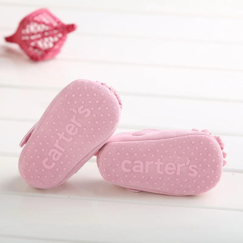 0-18 Months Newborn Baby Girl Walking Shoes Princess Shoes Little Baby Soft Bottom Anti Drop Girls Toddler Shoes 4