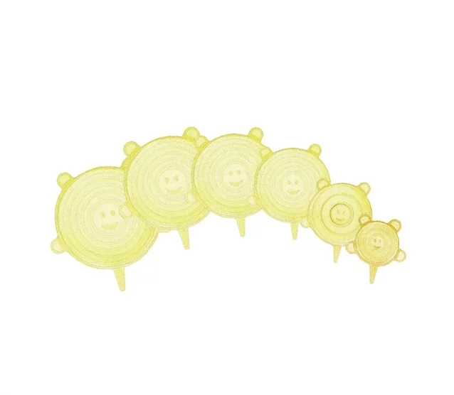 6/12/18/24 Pcs Silicone Cover Stretch Lids Reusable Airtight Food Wrap Covers Keeping Fresh Seal Bowl Stretchy Wrap Cover