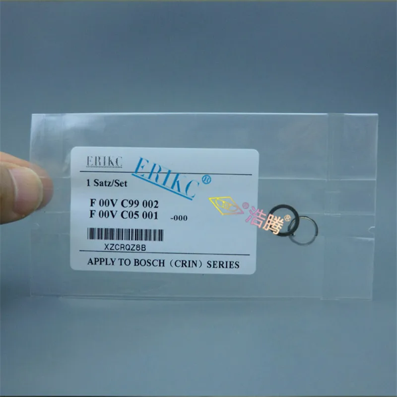 ERIKC F00VC99002 F00VC05001 diesel injector steel ball repair kit, F 00V C99 002 F 00V C05 001 complete gasket  (4)