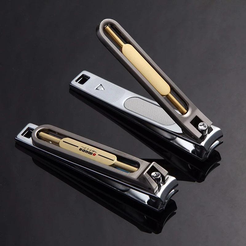 3 PCs/lot Big Size Manicure Nail Cutters Professional Stainless Steel Nail Clippers Trimmer With File