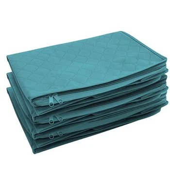 

Folding Storage Bag Non-woven Space Saver Clothes Quilt Blanket Organizer Closet Clothes Storage Bag Box Organizer Portable