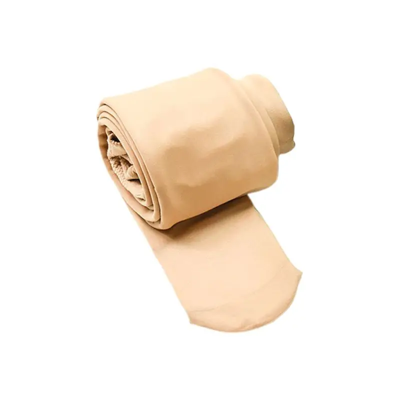 Light Nude Женские зимние толстые леггинсы из искусственного флиса с подкладкой, теплые леггинсы с высокой талией и регулируемым верхом, эластичные леггинсы с подъемом, непрозрачные теплые леггинсы - Цвет: Light Nude