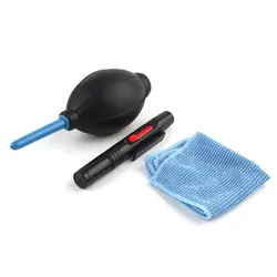 Kit de nettoyage pour appareil photo numérique, brosse en tissu et souffleur d'air, nettoyeur professionnel de photographie, 1 ensemble 
