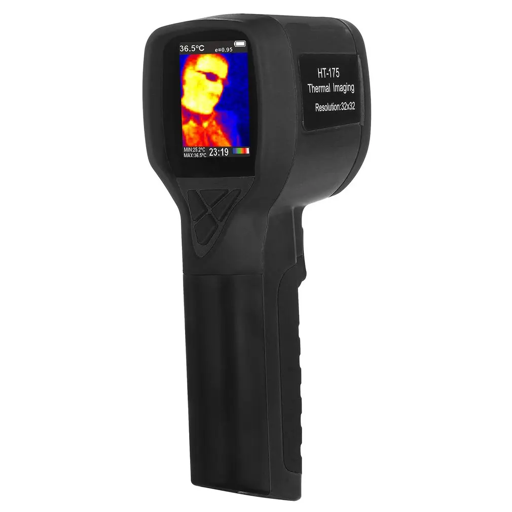 HT-19 Handheld IR Digital Thermal Imager Detector Camera Infrared Temperature Heat with Storage HT-02 HT-02D HT-175 - Цвет: HT-175