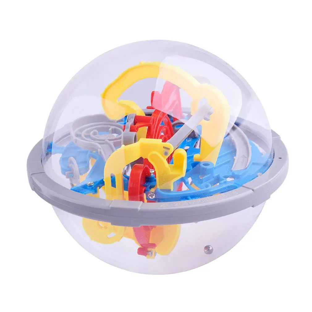100 Step 3D puzzle Ball Magic Intellect Ball Labyrinth Sphere Globe Toys Challenging Barriers Game Brain Tester Balance Training
100 Step 3D puzzle Ball Magic Intellect Ball Labyrinth Sphere Globe Toys Challenging Barriers Game Brain Tester Balance Training