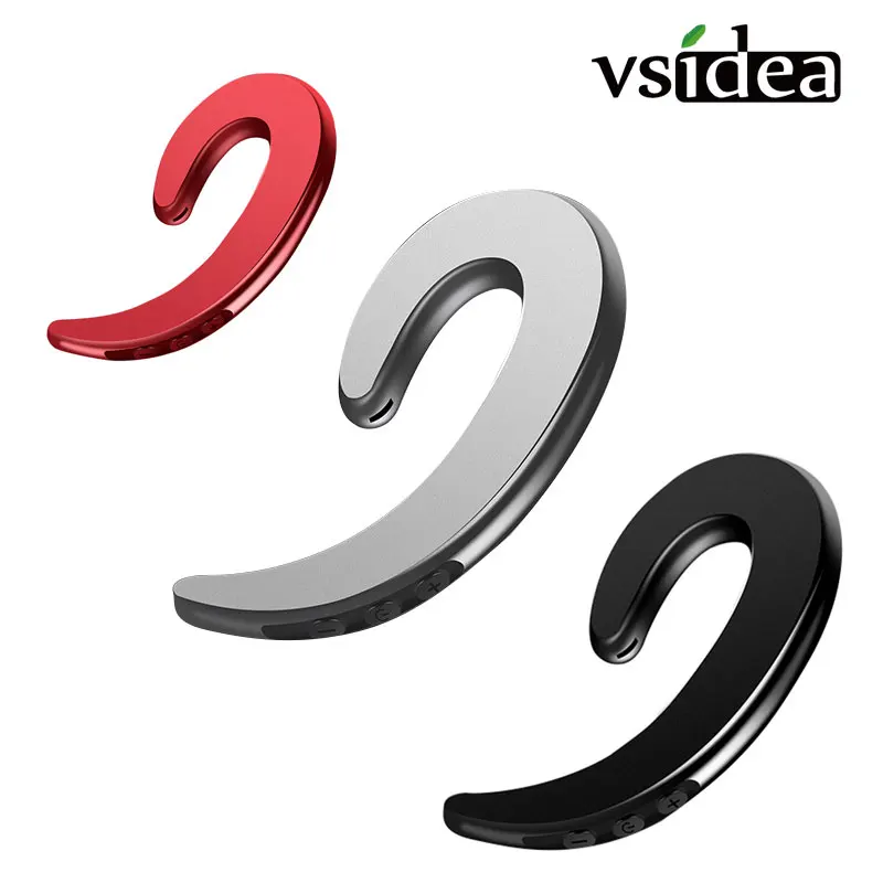 

Bluetooth Headset, Mini Wireless Earpiece V5.0 Ultralight Hands Free Business Earphone with Mic for Business/Office/Driving