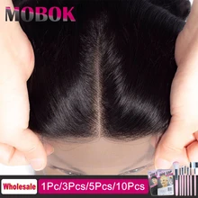 4x4 закрытие шнурка бразильские прямые человеческие волосы закрытие шнурка 4*4 свободная часть швейцарское закрытие шнурка натуральный 8-22 дюймов бесплатно в Бразилию