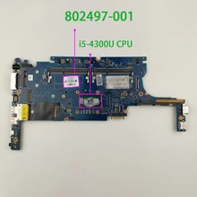 

802497-001 802497-501 802497-601 6050A2630701-MB-A01 i5-4300U for HP EliteBook 720 820 G1 Laptop Motherboard Mainboard Tested