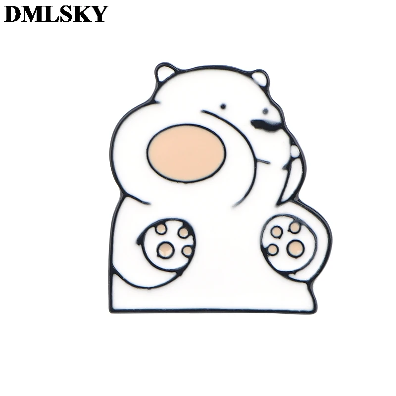 DMLSKY, Мы Голые Медведи, металлические булавки, брошь, милый мультфильм, значок, искусство, ювелирные изделия, женская рубашка, куртка, аксессуары, подарки для детей M4033 - Окраска металла: 1