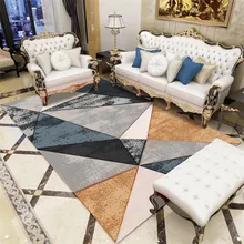 Североевропейский геометрический принт художественный ковер для гостиной спальни Противоскользящий коврик для пола модные кухонные ковры, коврики