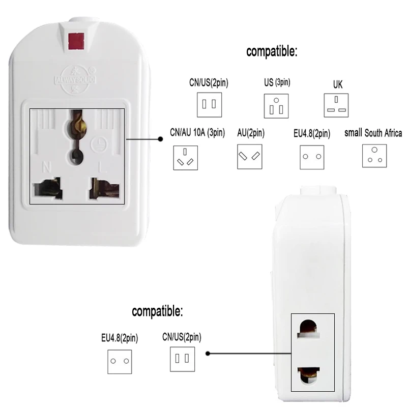 Мощность полосы EU/US/UK AU разъем для подключения к универсальных розеток 7 отверстий Мощность адаптер гнездо для шнура удлинителя 1,5/2/3/5 M