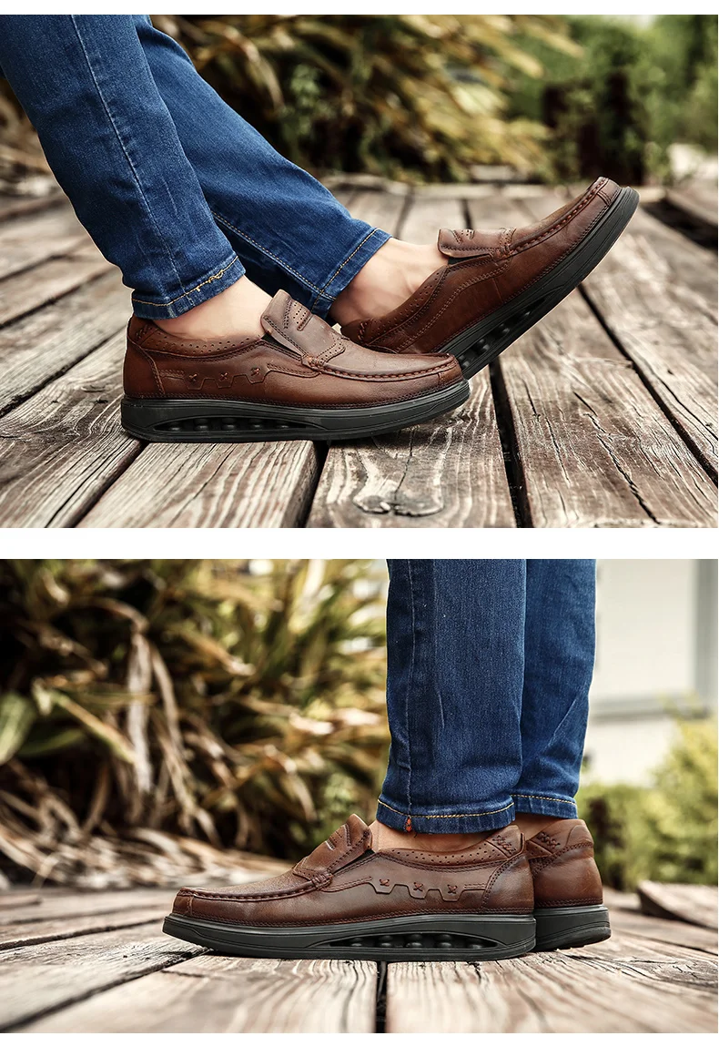 Обувь из натуральной кожи наивысшего качества; мужские лоферы; модельные туфли на плоской подошве; кожаная официальная обувь; мужская обувь на платформе, увеличивающая рост