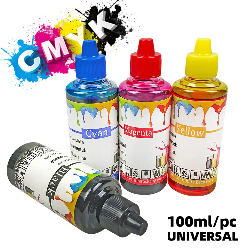 Inchiostri Da 100Ml Colore Nero Compatibile Per Epson 1811 1812 1813 1814 Kit Di Ricarica Inchiostro Xp 30 Xp 102 202 205 212 215 225 Stampante