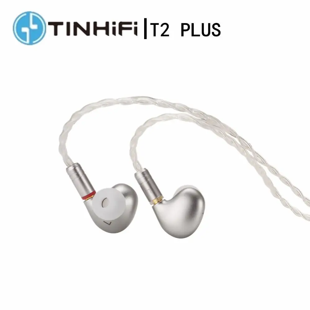 TINHiFi T2 PLUS Dynamic Hifi Music Monitor DJ Studio Metal 3 5mm Audiophile Earphones Earbuds MMCX Cable TIN T4 T3 T2 PRO P1